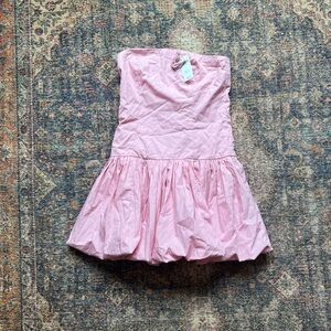 Abercrombie Strapless Bubble Hem Dress